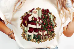 Vintage Santa Christmas PNG Sublimation Product Image 6