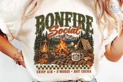 Bonfire Social Camping PNG Sublimation D Product Image 6