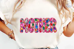 Mother Pink Gems PNG Sublimation Design Product Image 6