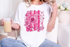 Breast Cancer Awareness Dandelion PNG Sh Product Image 4