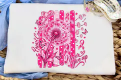 Breast Cancer Awareness Dandelion PNG Sh Product Image 5