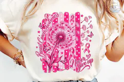 Breast Cancer Awareness Dandelion PNG Sh Product Image 6