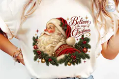 Believe in Christmas Santa PNG Sublimati Product Image 6