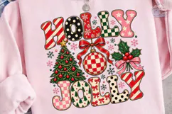 Holly Jolly PNG Sublimation Shirt Design Product Image 3