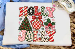 Holly Jolly PNG Sublimation Shirt Design Product Image 5