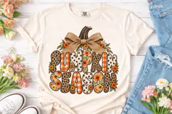 Pumpkin Season Fall Vibes PNG Sublimatio Product Image 2