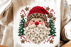 Leopard Santa Claus PNG Sublimation Desi Product Image 4