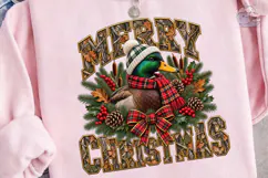 Merry Christmas Duck PNG Sublimation Des Product Image 3