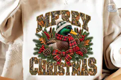 Merry Christmas Duck PNG Sublimation Des Product Image 4