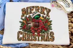 Merry Christmas Duck PNG Sublimation Des Product Image 5