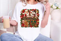 Merry Christmas Santa PNG Shirt Design Product Image 1