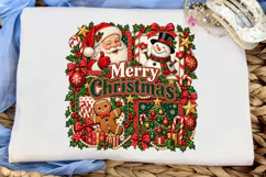 Merry Christmas Santa PNG Shirt Design Product Image 5