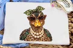Stylish Duck PNG Sublimation Design Product Image 5