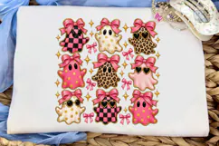 Cute Ghost Cookie PNG Sublimation Design Product Image 5