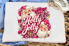 Holly Jolly Santa PNG Sublimation Design Product Image 5