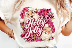 Holly Jolly Santa PNG Sublimation Design Product Image 6
