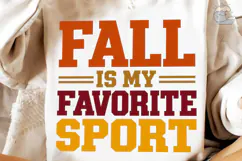 Fall Is My Favorite Sport PNG Shirt Product Image 4