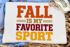 Fall Is My Favorite Sport PNG Shirt Product Image 5