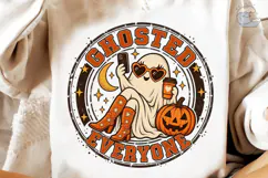 Ghosted Everyone Halloween PNG Shirt Product Image 4