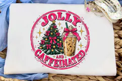 Jolly and Caffeinated PNG Sublimation De Product Image 5
