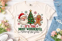 Most Wonderful Time PNG Sublimation Shir Product Image 1
