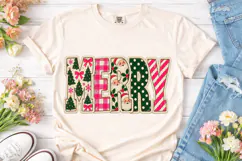 Merry Christmas PNG Sublimation Shirt De Product Image 2