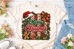 Merry Christmas PNG Sublimation Design Product Image 2