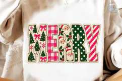 Merry Christmas PNG Sublimation Shirt De Product Image 4
