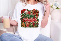 Merry Christmas PNG Sublimation Design Product Image 4