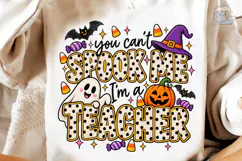 You Can't Spook A Teacher PNG Shirt Product Image 4