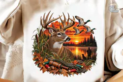 Hunting Season Deer PNG Sublimation Desi Product Image 3