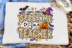 You Can't Spook A Teacher PNG Shirt Product Image 5
