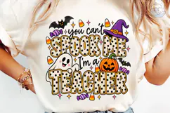 You Can't Spook A Teacher PNG Shirt Product Image 6