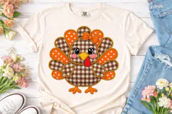 Cute Turkey Girl PNG Sublimation Design Product Image 2