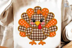 Cute Turkey Girl PNG Sublimation Design Product Image 4