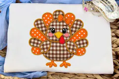 Cute Turkey Girl PNG Sublimation Design Product Image 5