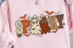 Spooky Halloween PNG Sublimation Shirt D Product Image 2