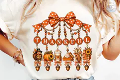 Thankful Fall Charm PNG Sublimation Desi Product Image 6