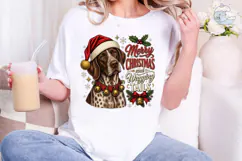 Merry Christmas Wagging Tails Dog PNG Sh Product Image 5