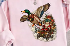 Santa Christmas Duck PNG Sublimation Des Product Image 3