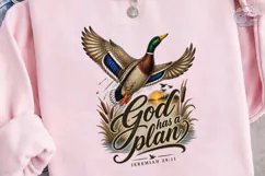 God Has a Plan Duck PNG Sublimation Product Image 3