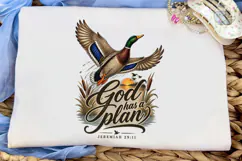 God Has a Plan Duck PNG Sublimation Product Image 5