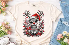 Christmas Reindeer PNG Sublimation Desig Product Image 2