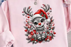 Christmas Reindeer PNG Sublimation Desig Product Image 3