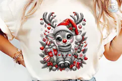 Christmas Reindeer PNG Sublimation Desig Product Image 6