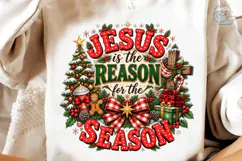 Jesus is the Reason Season PNG Sublimati Product Image 3