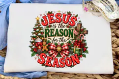 Jesus is the Reason Season PNG Sublimati Product Image 5