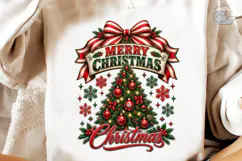 Merry Christmas Tree PNG Sublimation Des Product Image 4