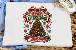 Merry Christmas Tree PNG Sublimation Des Product Image 5