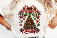 Merry Christmas Tree PNG Sublimation Des Product Image 6